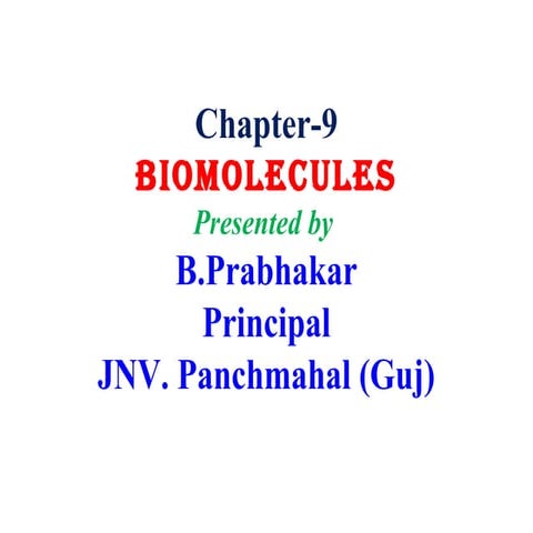 9. Biomolecules