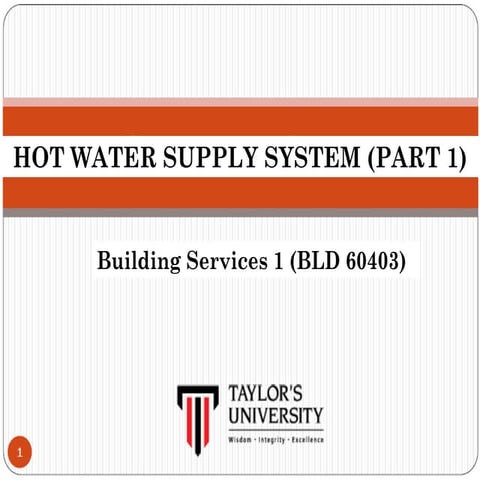 Sem 2 bs1 hot water supply system 1