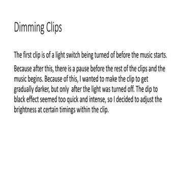 9. gradually dimming clips | PPTX