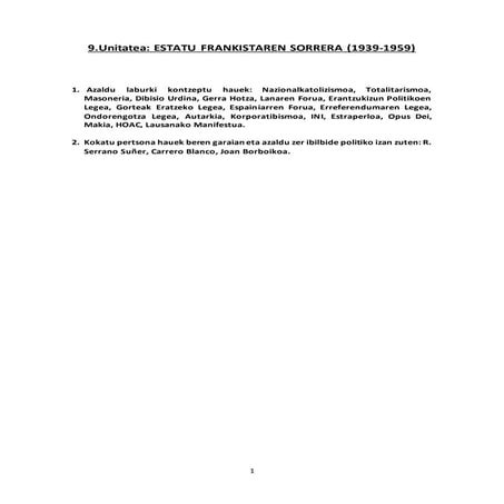 9. gaia. ariketak eta erantzunak.