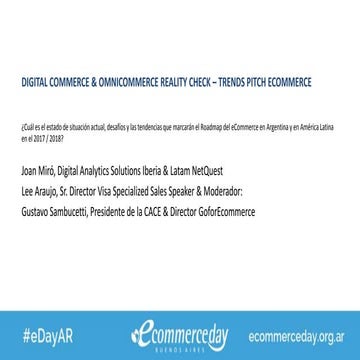 Presentaciones Gustavo Sambucetti | CACE & GoforEcommerce - eCommerce Day Bue...