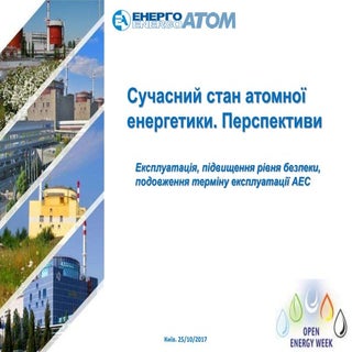 Сучасний стан атомної енергетики. П...