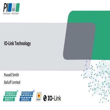 9. io link technology - russell smith