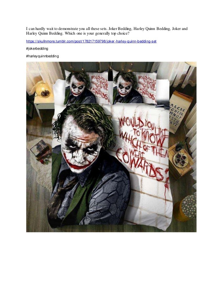 wallpapers Joker And Harley Quinn Bed Set joker and harley quinn bedding