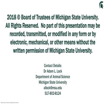 9. Thursday Presentations prof adam lock michigan state uni - supplemental fa...
