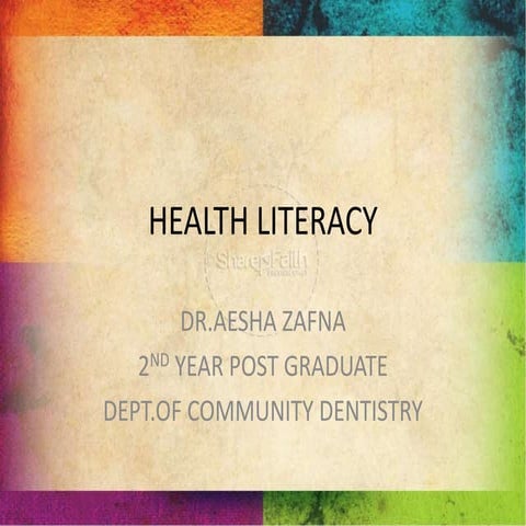 9.health literacy