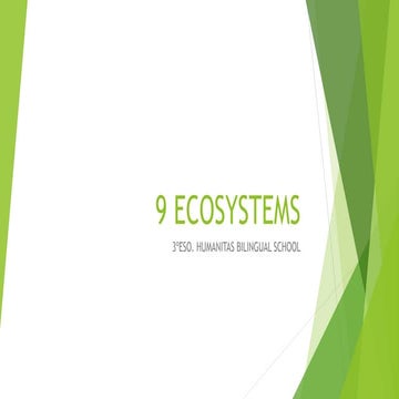 9. ecosystems