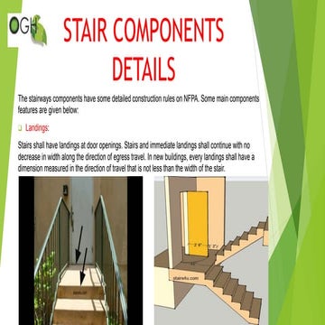 9. Stair Components Details