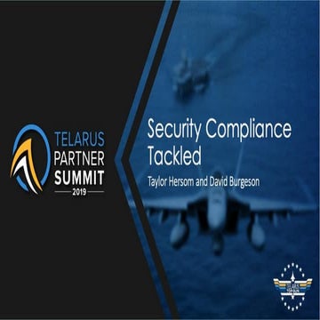Security Compliance Tackled by Taylor Hersom