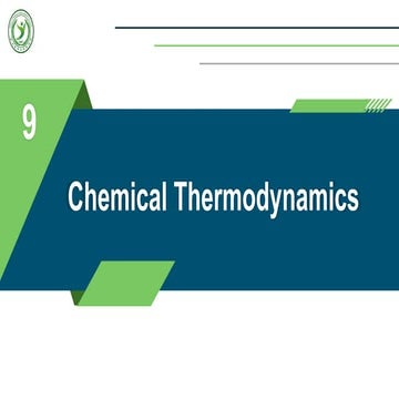 9-2.pdf Chemical Thermodynamics of chemistry