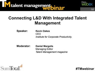 Connecting L&D With Integrated Talent Management