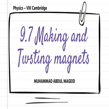 9.7-Making magnets 