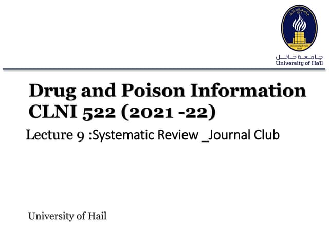 9. Systematic review _Journal Club.pdf