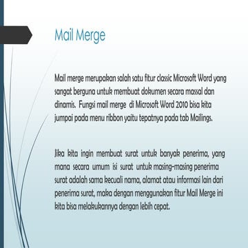 pembuatan margin mail merge pada excel dan belajar