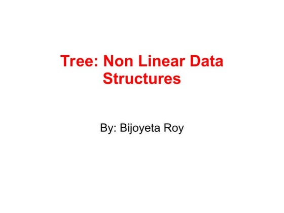 Trees in data structures | PPT