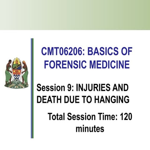 9.0 INJURIES AND DEATHS DUE TO HANGING.pptx