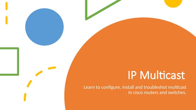Network Engineering - Multicast Routing.pptx
