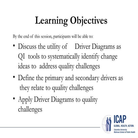 The Driver Diagrams for Quality Improvement | PPTX