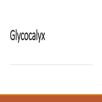 9. Glycocalyx and their role in pathogenesis.pptx