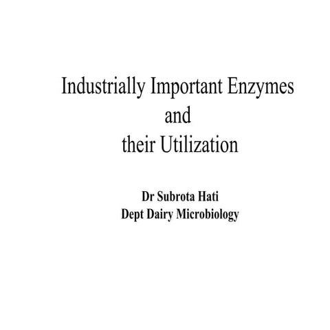 9. Industrial Production of Enzyme.ppt For UG students
