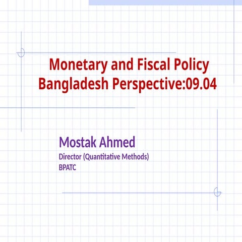 Two views of money | PPTX