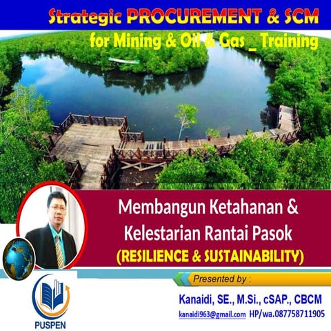 Membangun Ketahanan & Kelestarian Rantai Pasok (RESILIENCE & SUSTAINABILITY) ...