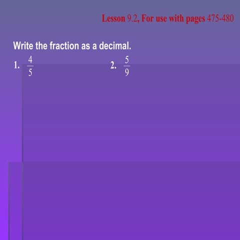 9.2 rational and irrational numbers day 1