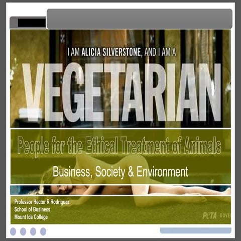 People For The Ethical Treatment Of Animals - PETA