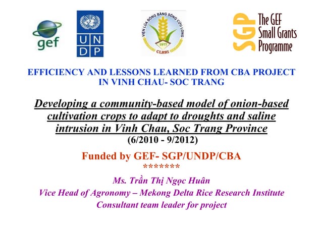 9. Pilot models of onion cultivation for adaptation to drought and salinity