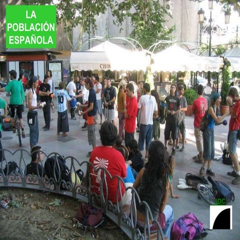 LA POBLACION ESPAÑOLA