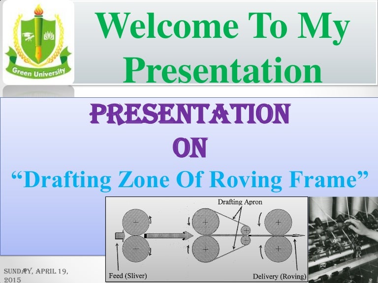 Drafting Zone Of Roving/Speed/Simplex Frame Machine