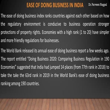 9 Ease of doing business | PDF