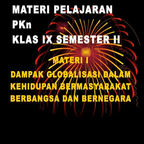 9 globalisasi