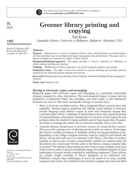9.greener library