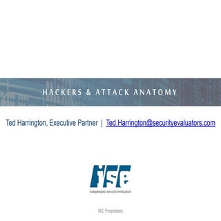 Hackers, Attack Anatomy & Security ...