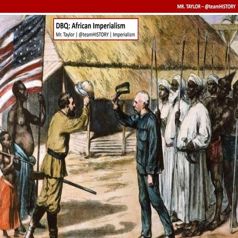 African Responses To European Imperialism Dbq