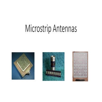 Microstrip Antennas