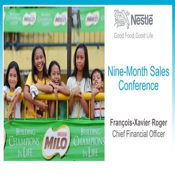 9 month sales conference presentation