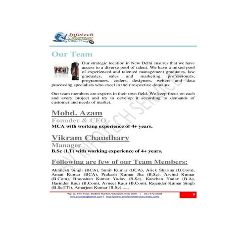 9. our team | PDF