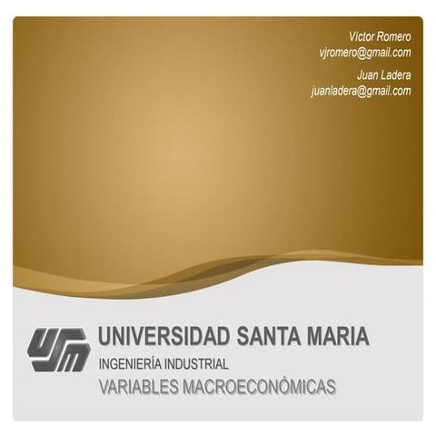 Variables Macroeconómicas