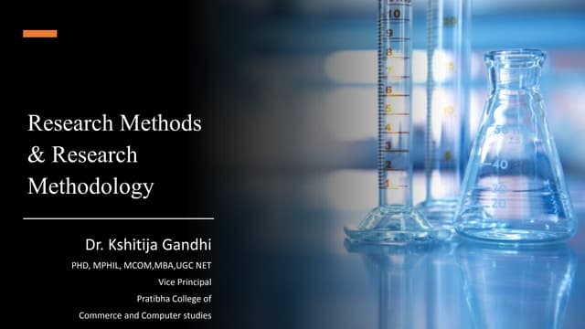  research method vs. methodology