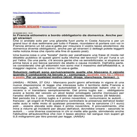 9   riflessometro maurizio caprino sole 24 ore