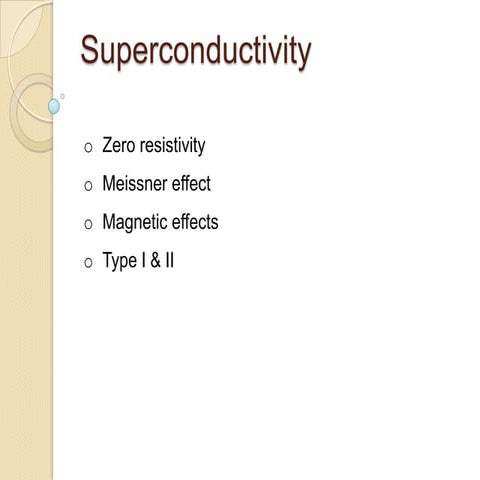  superconductivity