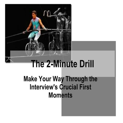 9. the 2 minute drill