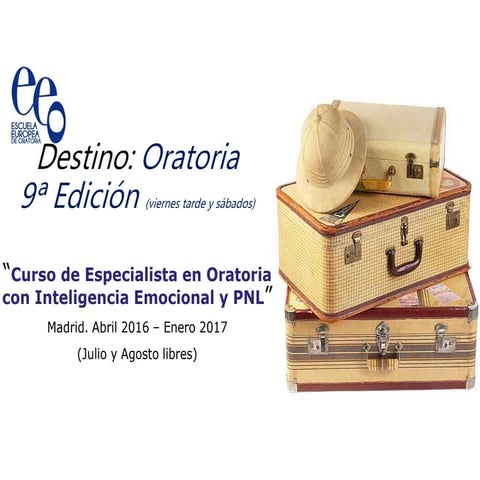 Curso: Especialista en Oratoria 9ª Edición