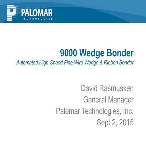 9000 wedge-bonder overview