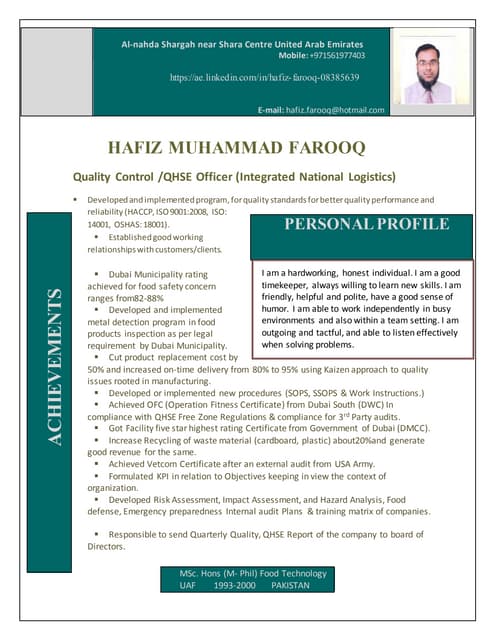 CV Hafiz