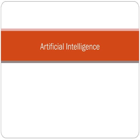 Artificial Intelligence – Concepts, Foundations, Applications & History ...
