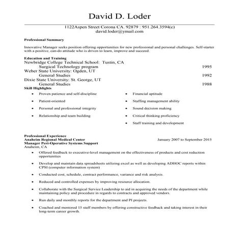 CST Resume | DOCX