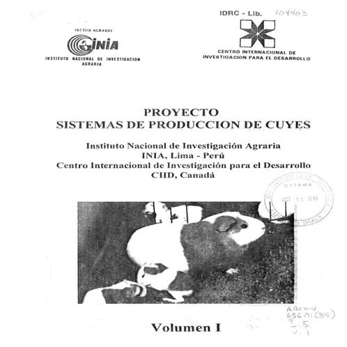 PROYECTO SISTEMA DE PRODUCION DE CUYES www.peru-cuy.com